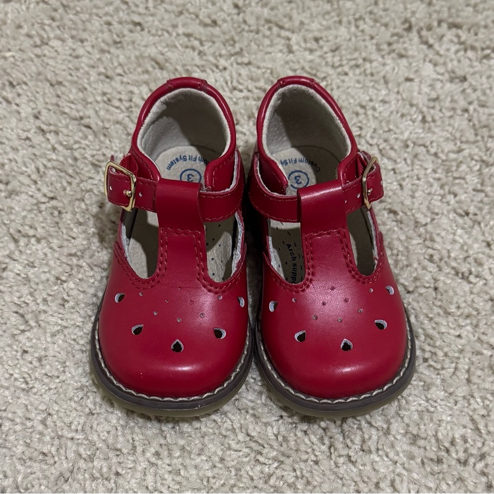 Footmates Leather Mary Jane Shoes